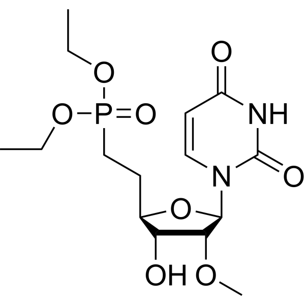 1-[6-(Diethoxyphosphinyl)-2-O-methyl-β-D-ribo-hexofuranosyl]uracil 2095417-38-0